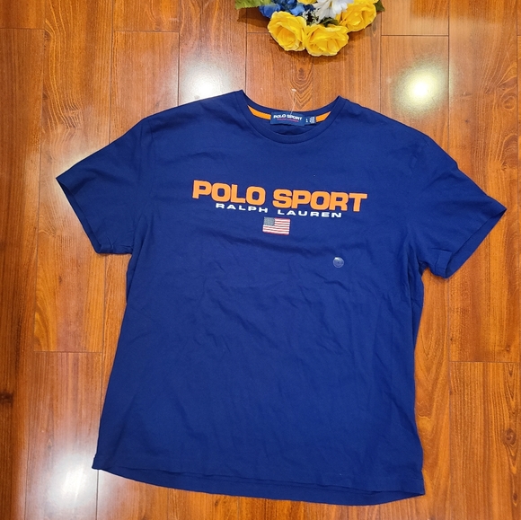 Ralph Lauren Polo SportsBlue  Classic Logo Tshirt - Picture 3 of 6